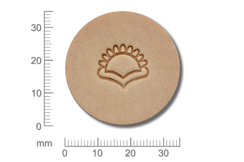 Punziereisen / Prägewerkzeug / Lederstempel E677 ( D V-20 )