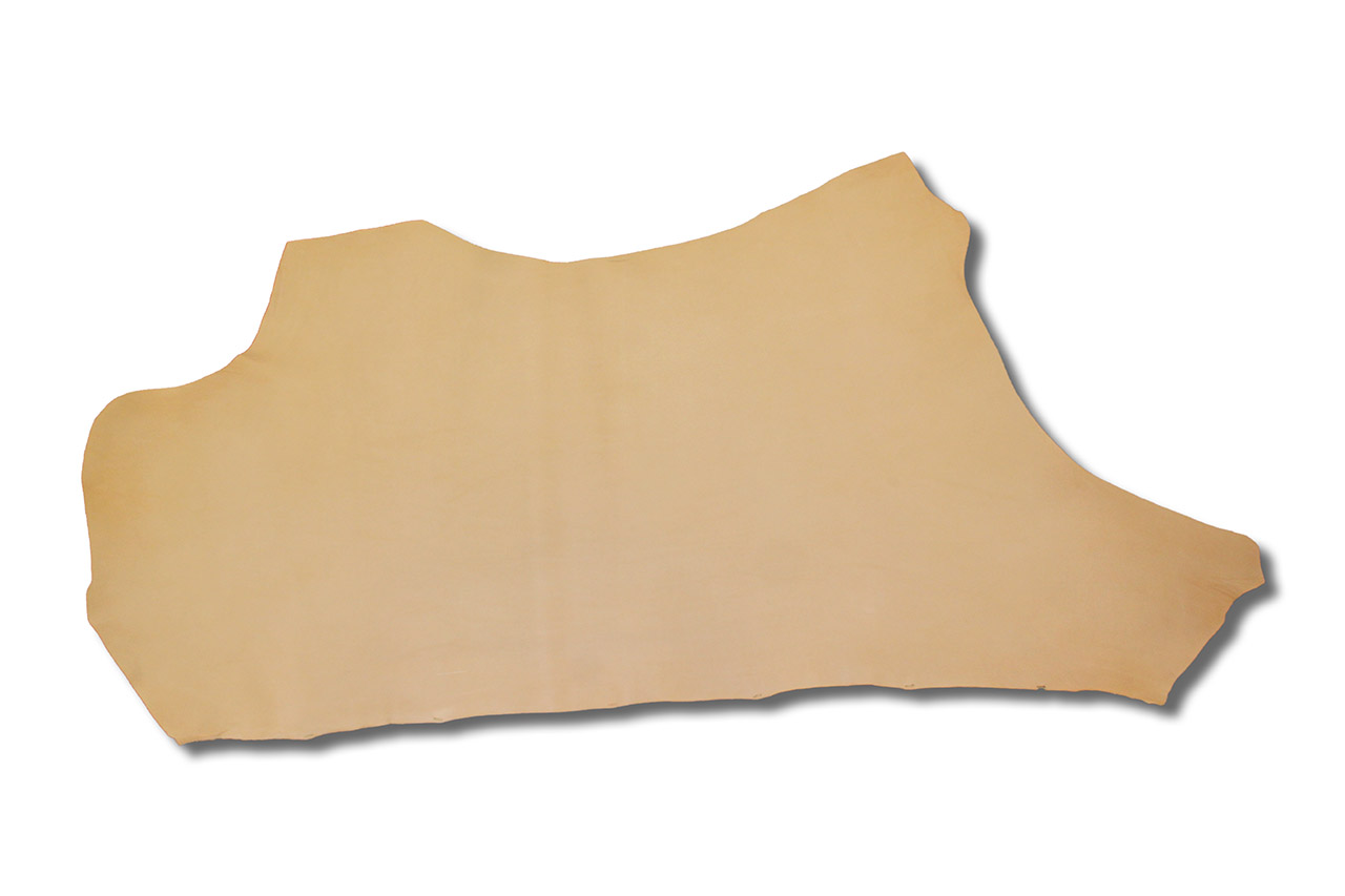 Leder - Blanklederhälfte natur (2,4 mm) 1,37 m²    