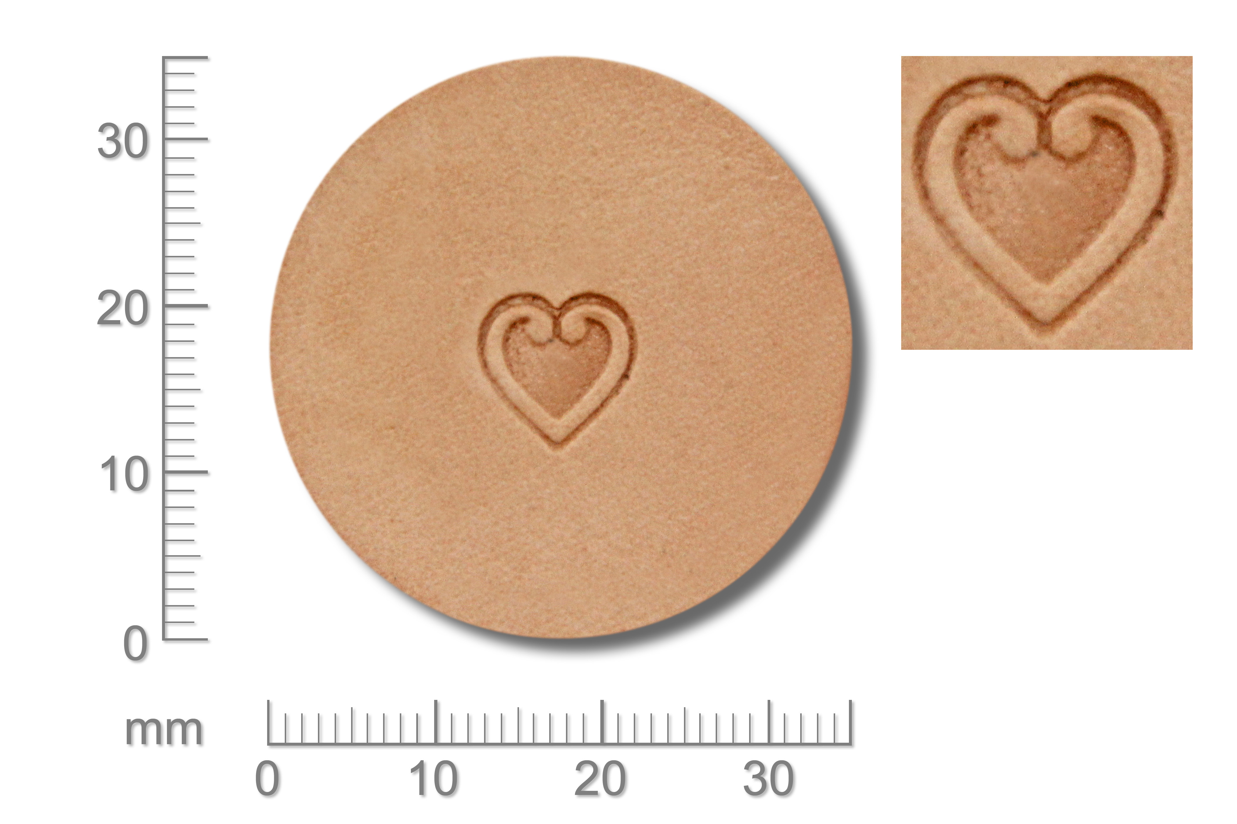 Punziereisen / Prägewerkzeug / Lederstempel O85 ( D II-16 )