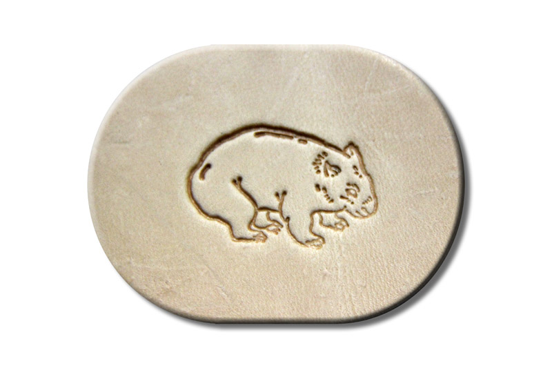 Punzieraufsatz / Lederstempel "Wombat"
