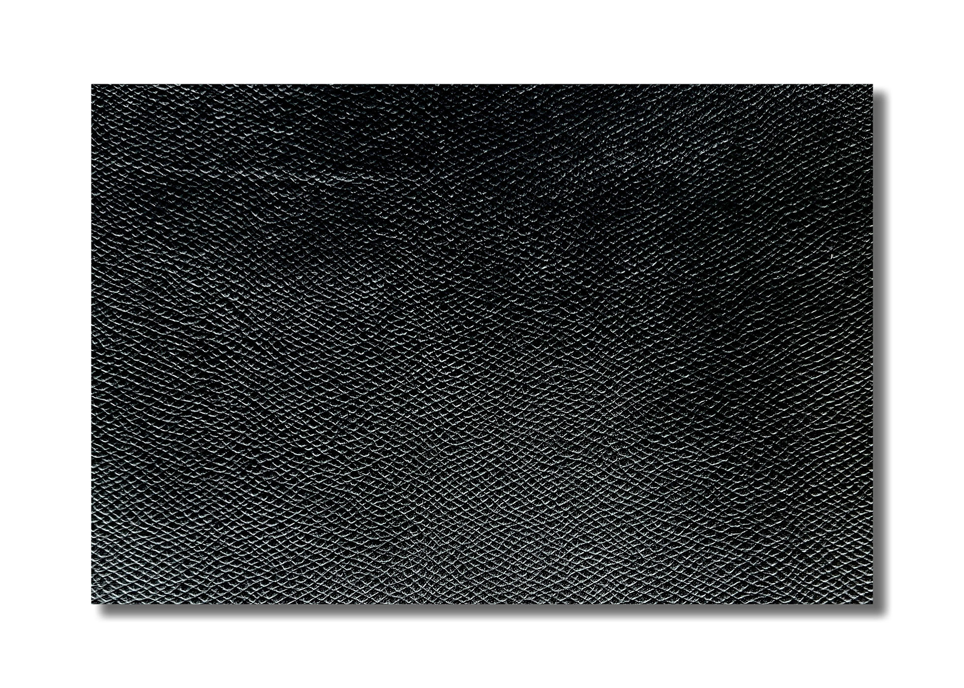 Leder - Rinderhälfte - Semi - Anilin, schwarz geprägt (1,4 mm) 1,10 m²