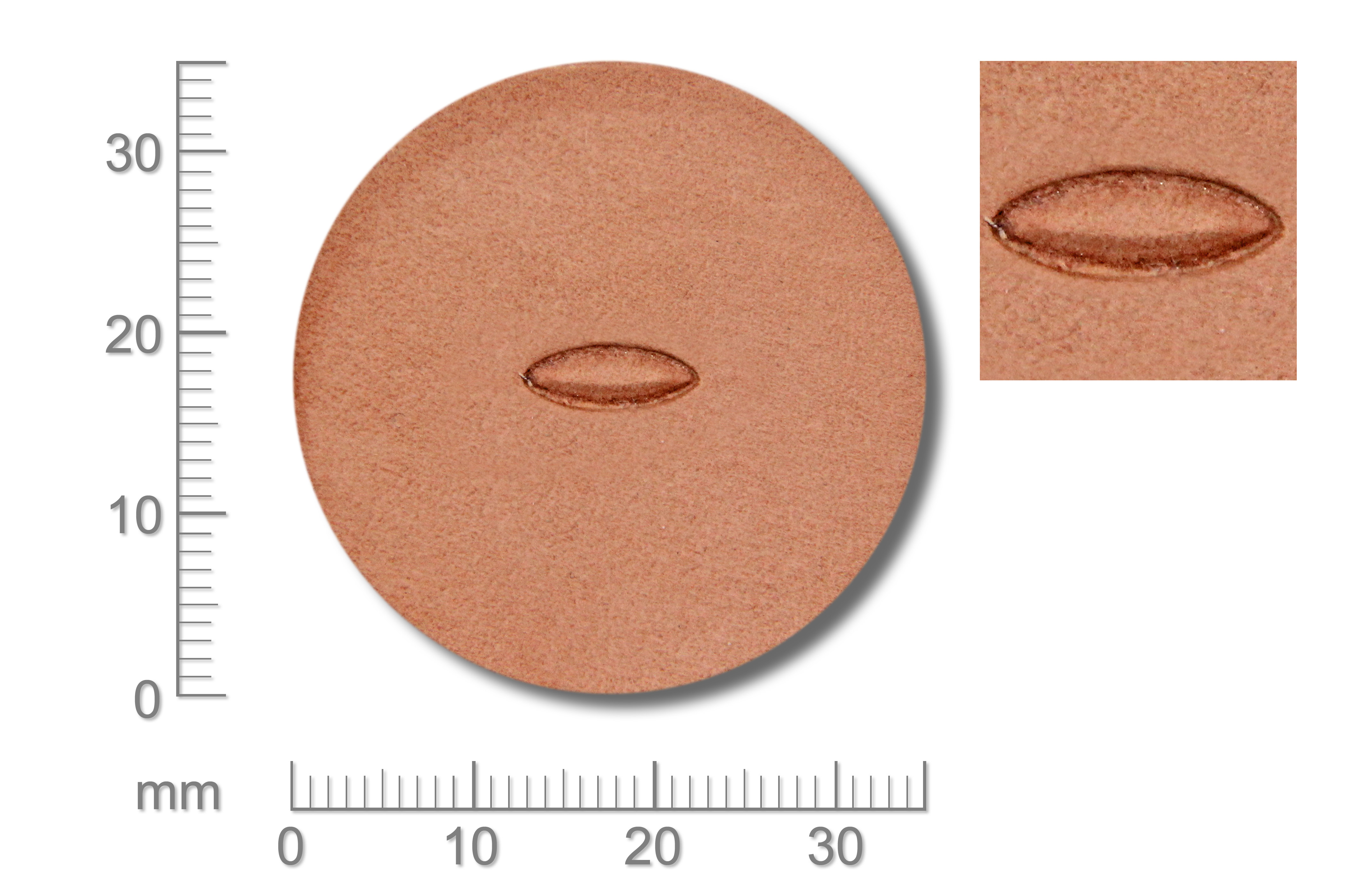 Punziereisen / Prägewerkzeug / Lederstempel S624 * ( B II-17 )