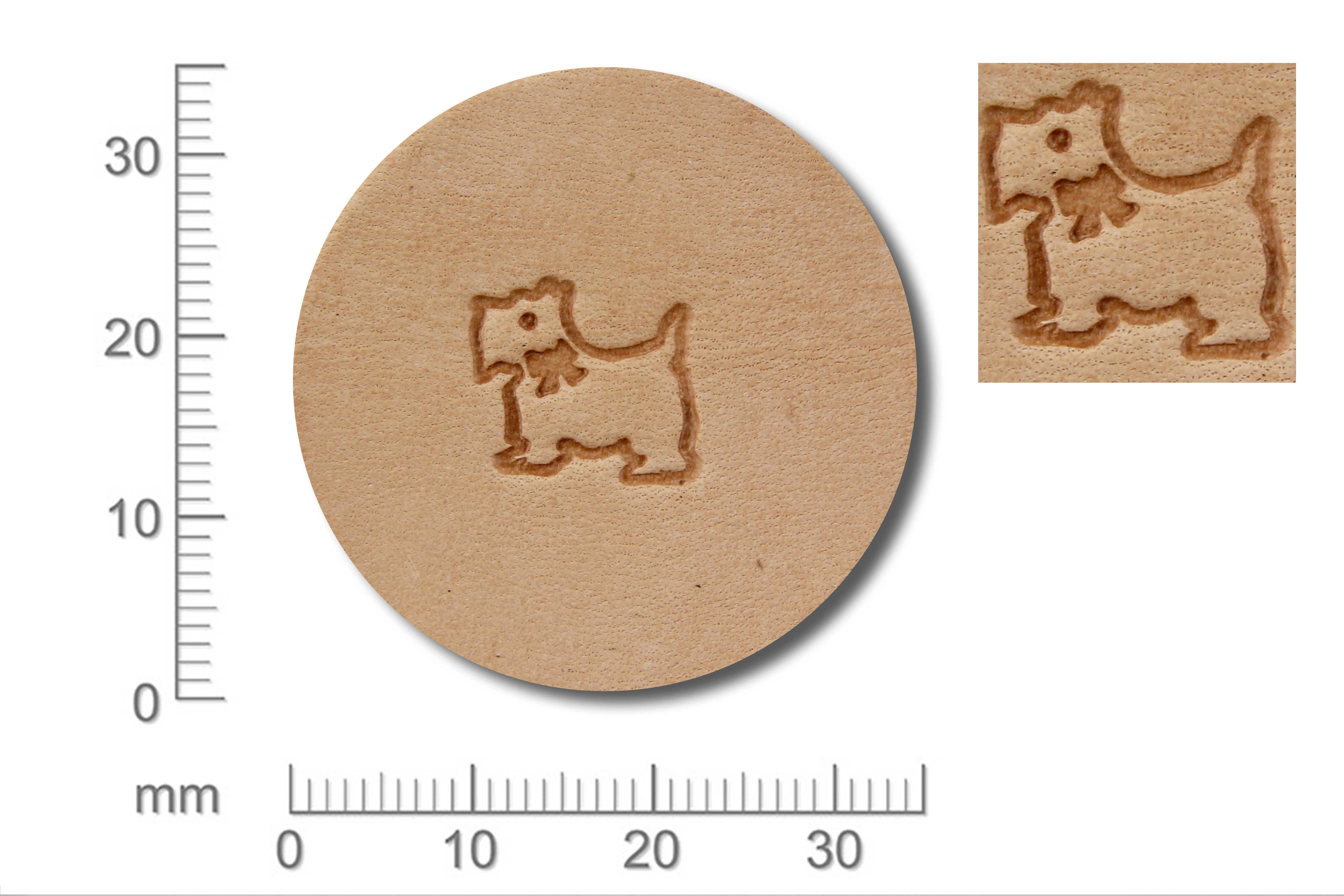 Punziereisen / Prägewerkzeug / Lederstempel E672 * ( G-19 )