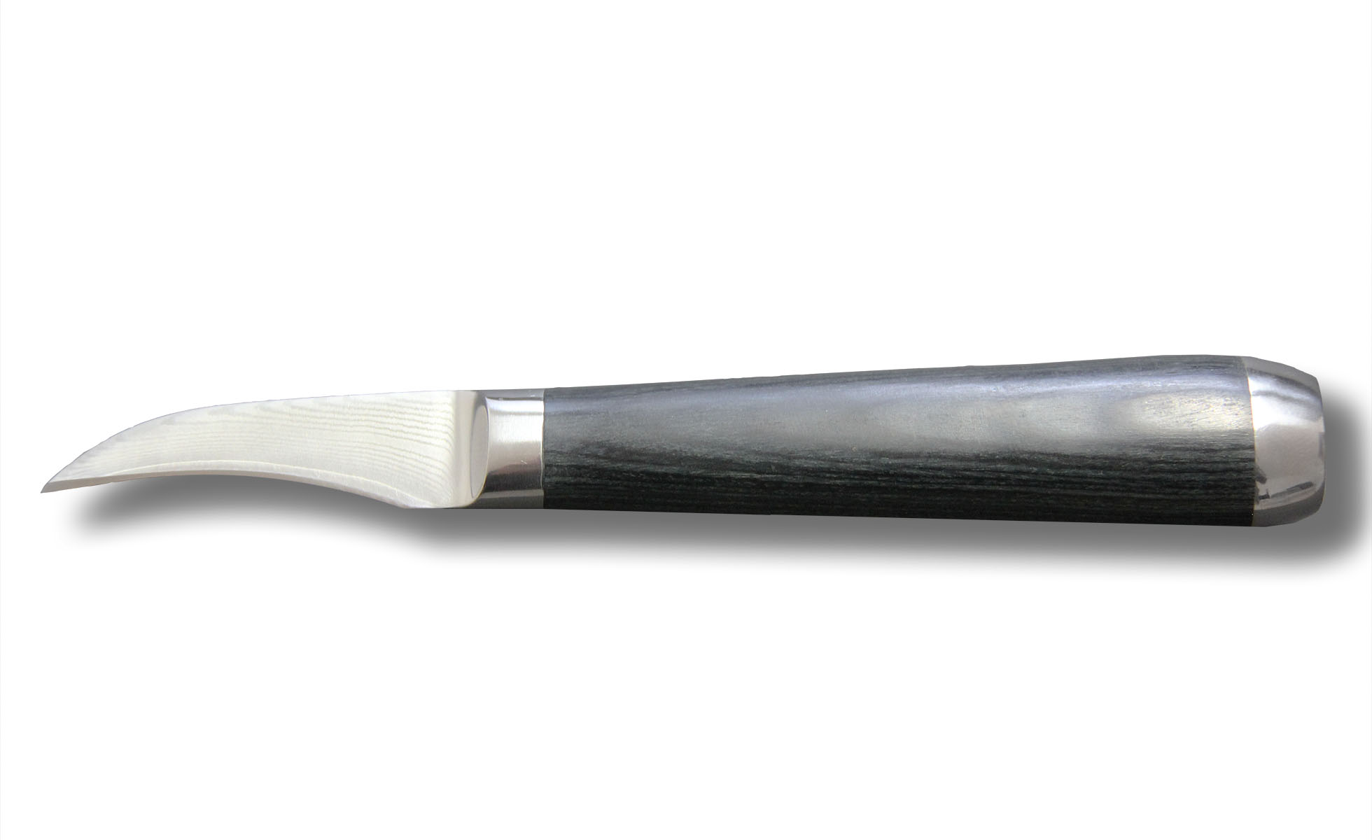 Damast Ledermesser (gekrümmt)