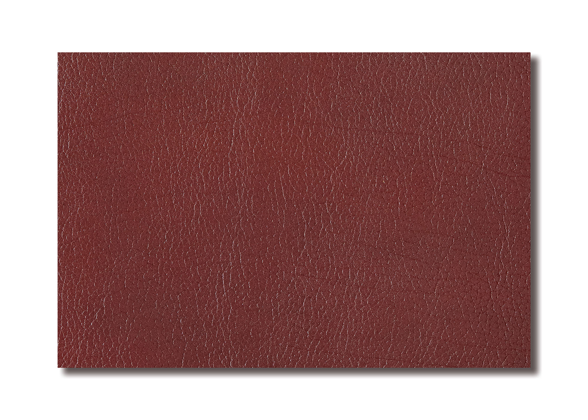 Leder - Rinderhälfte - geprägt/gefärbt oxblood  (1,5 mm) 1,97 m²