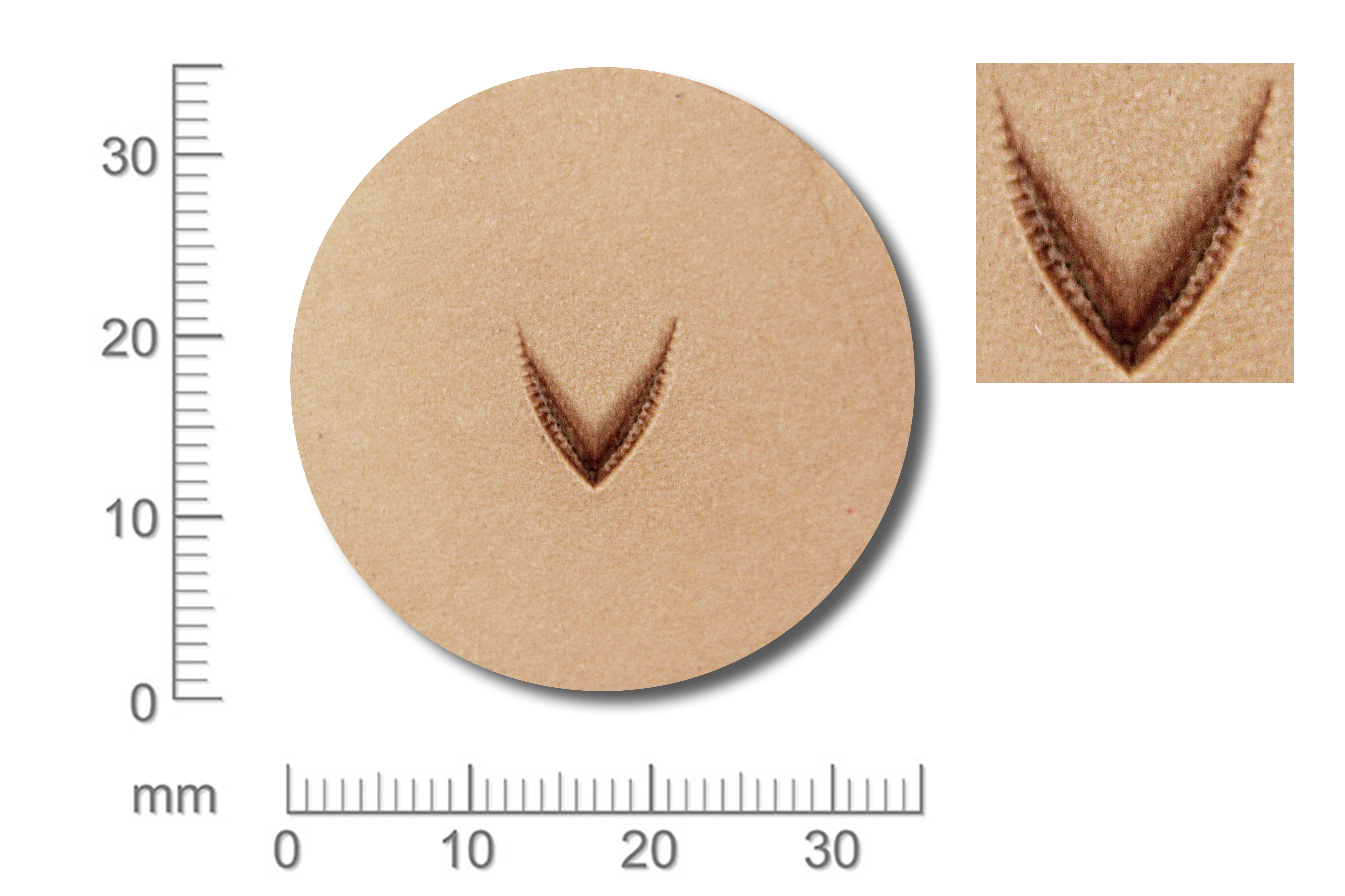 Punziereisen / Prägewerkzeug / Lederstempel U867-S ( S I-01 )