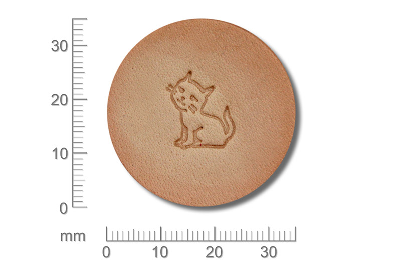 Punziereisen / Prägewerkzeug / Lederstempel E671 ( D IV-14 )