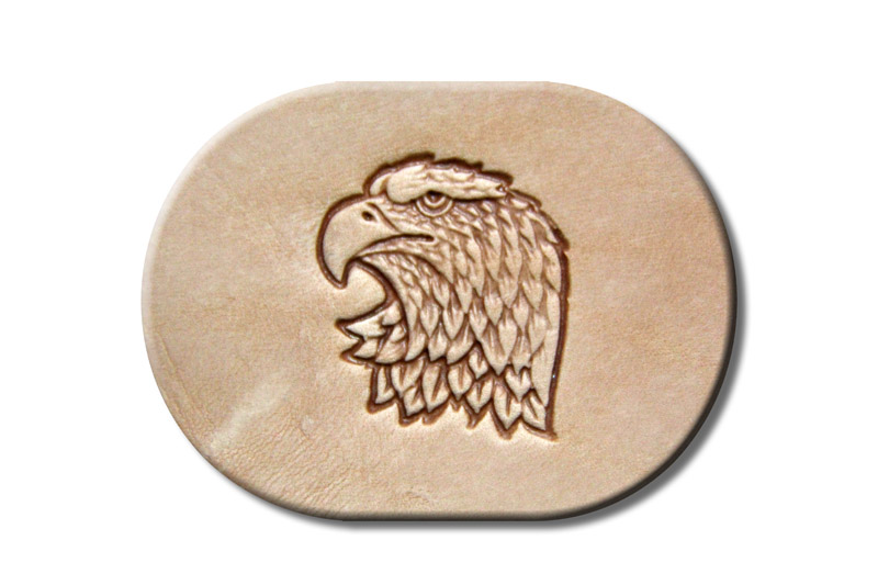 Punzieraufsatz / Lederstempel "Adlerkopf links"