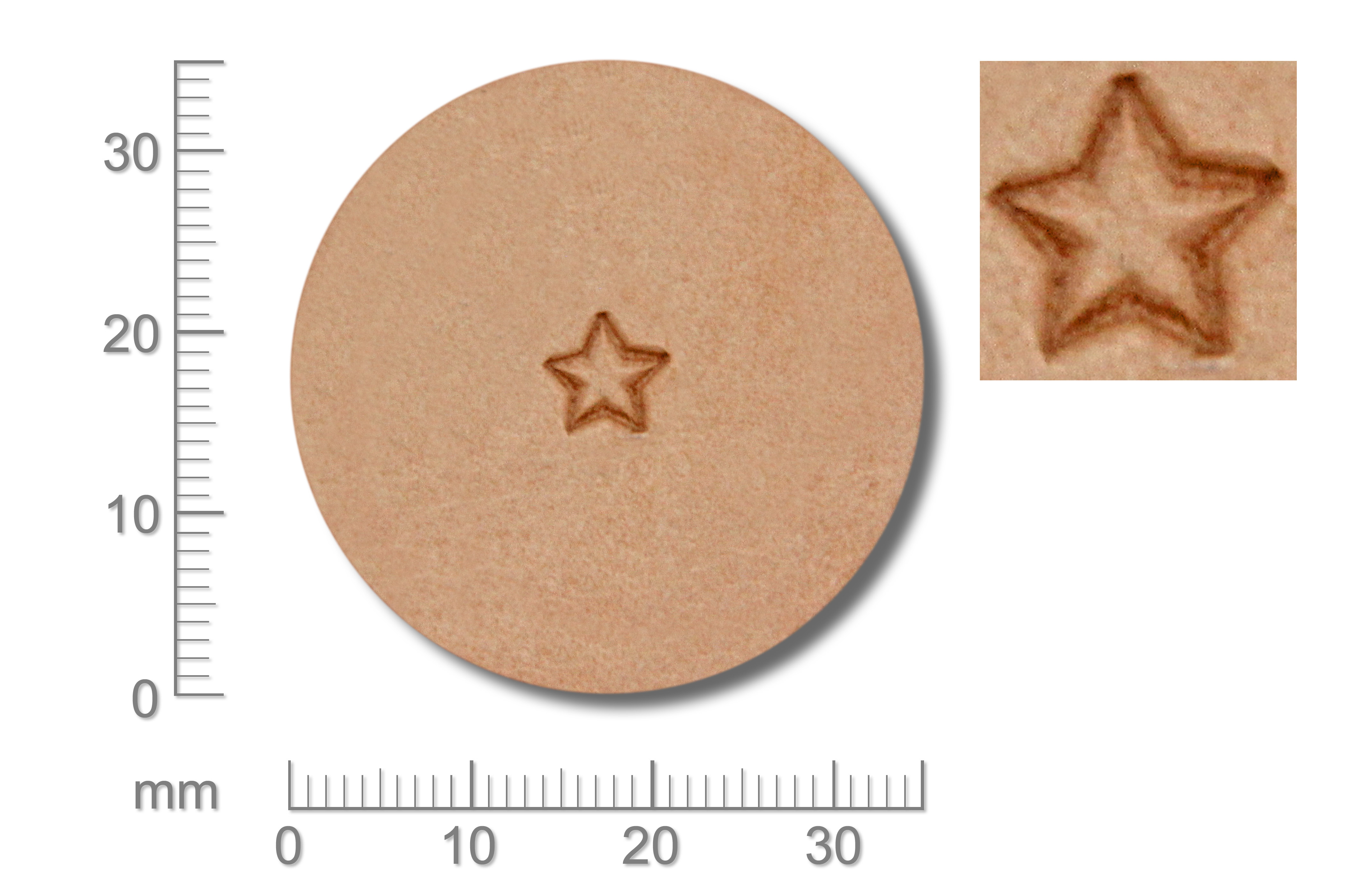 Punziereisen / Prägewerkzeug / Lederstempel Z610  * ( D II-12 )