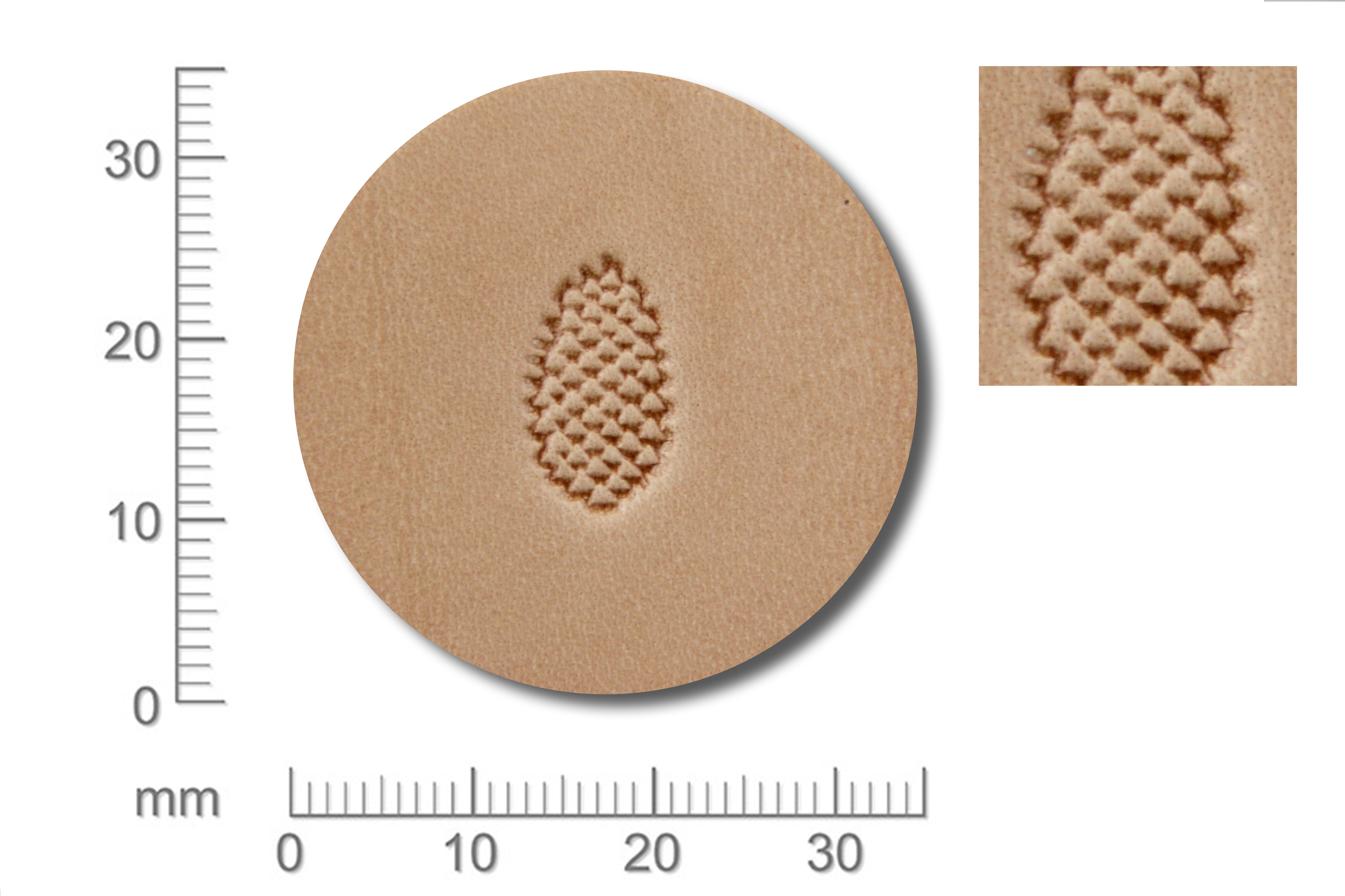 Punziereisen / Prägewerkzeug / Lederstempel W567 ( S II-14 )