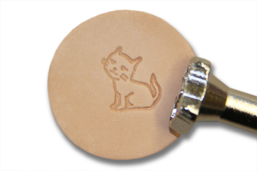 Punziereisen / Prägewerkzeug / Lederstempel E671 ( D IV-14 )