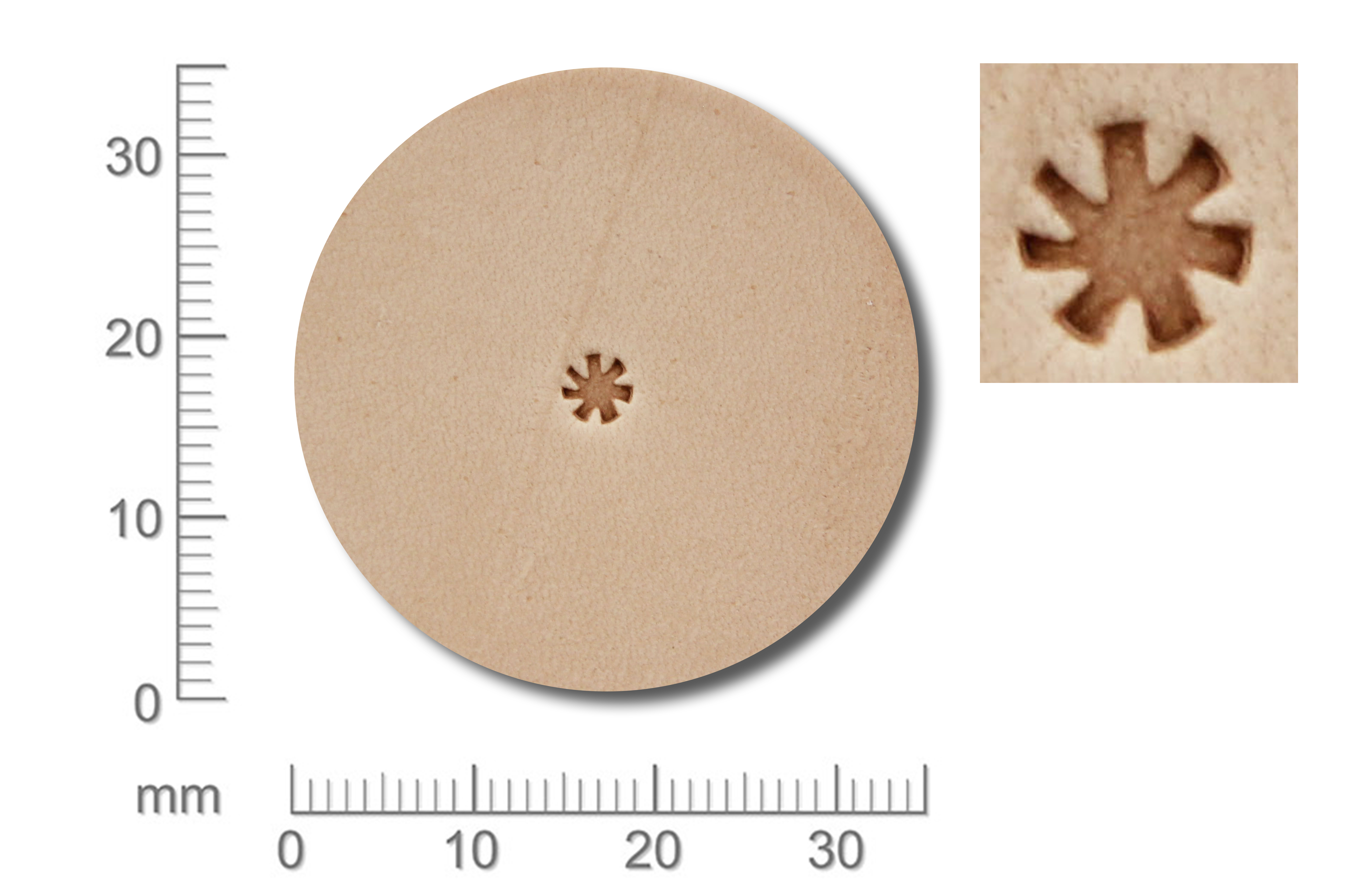 Punziereisen / Prägewerkzeug / Lederstempel F993 ( B-08 )*