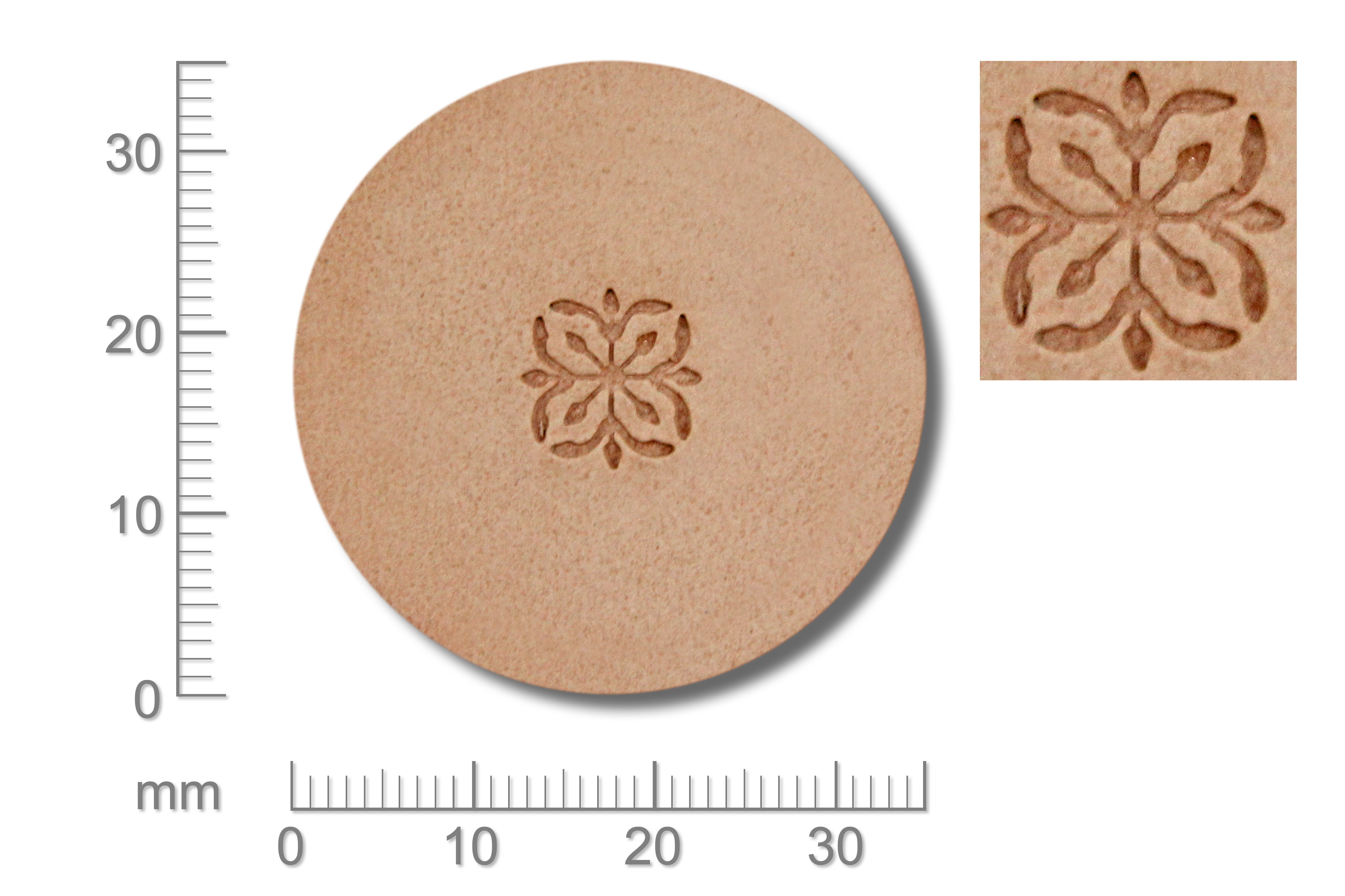 Punziereisen / Prägewerkzeug / Lederstempel E483 ( B II-03 )