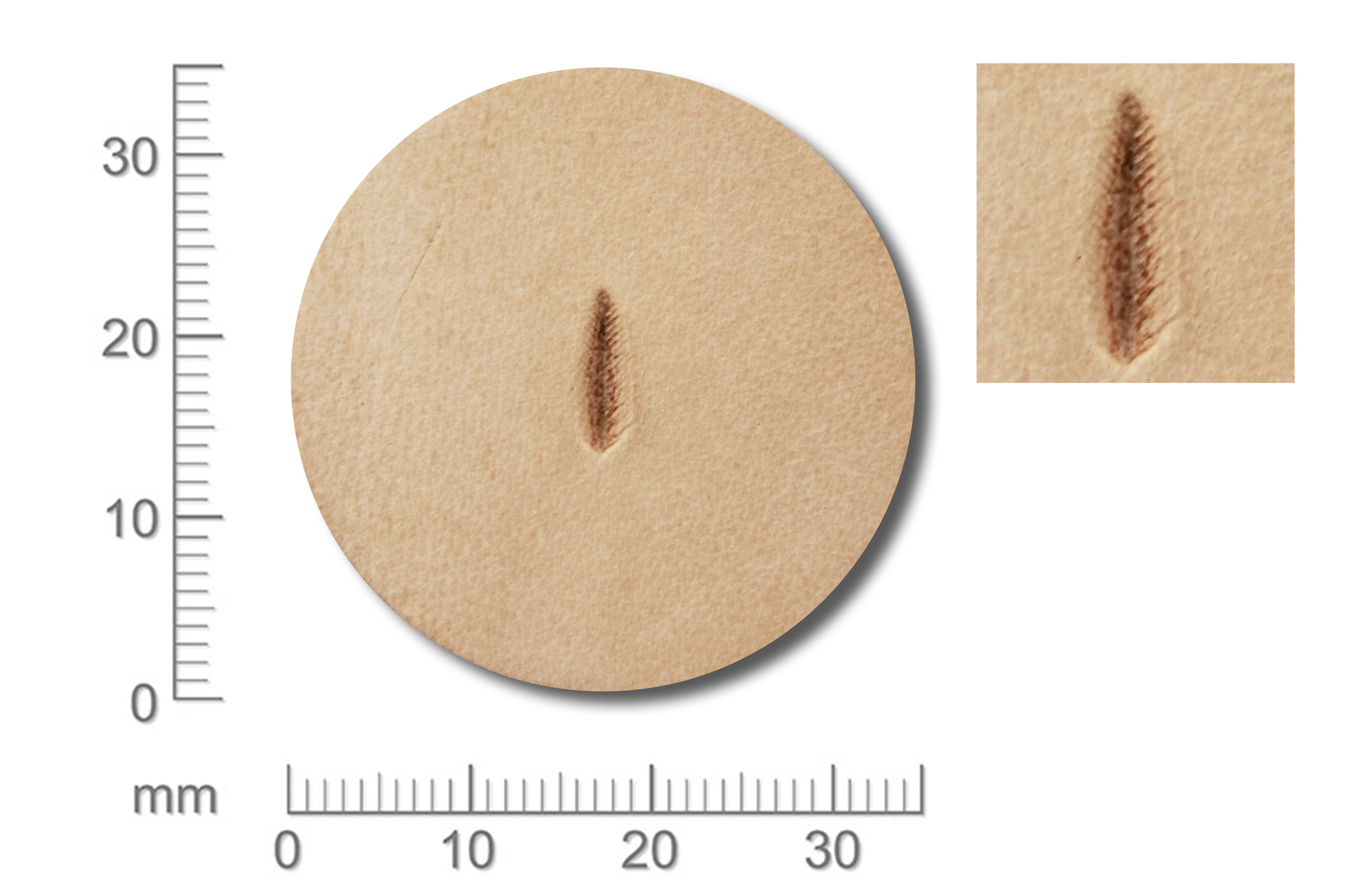 Punziereisen / Prägewerkzeug / Lederstempel F120 ( TF-08 )