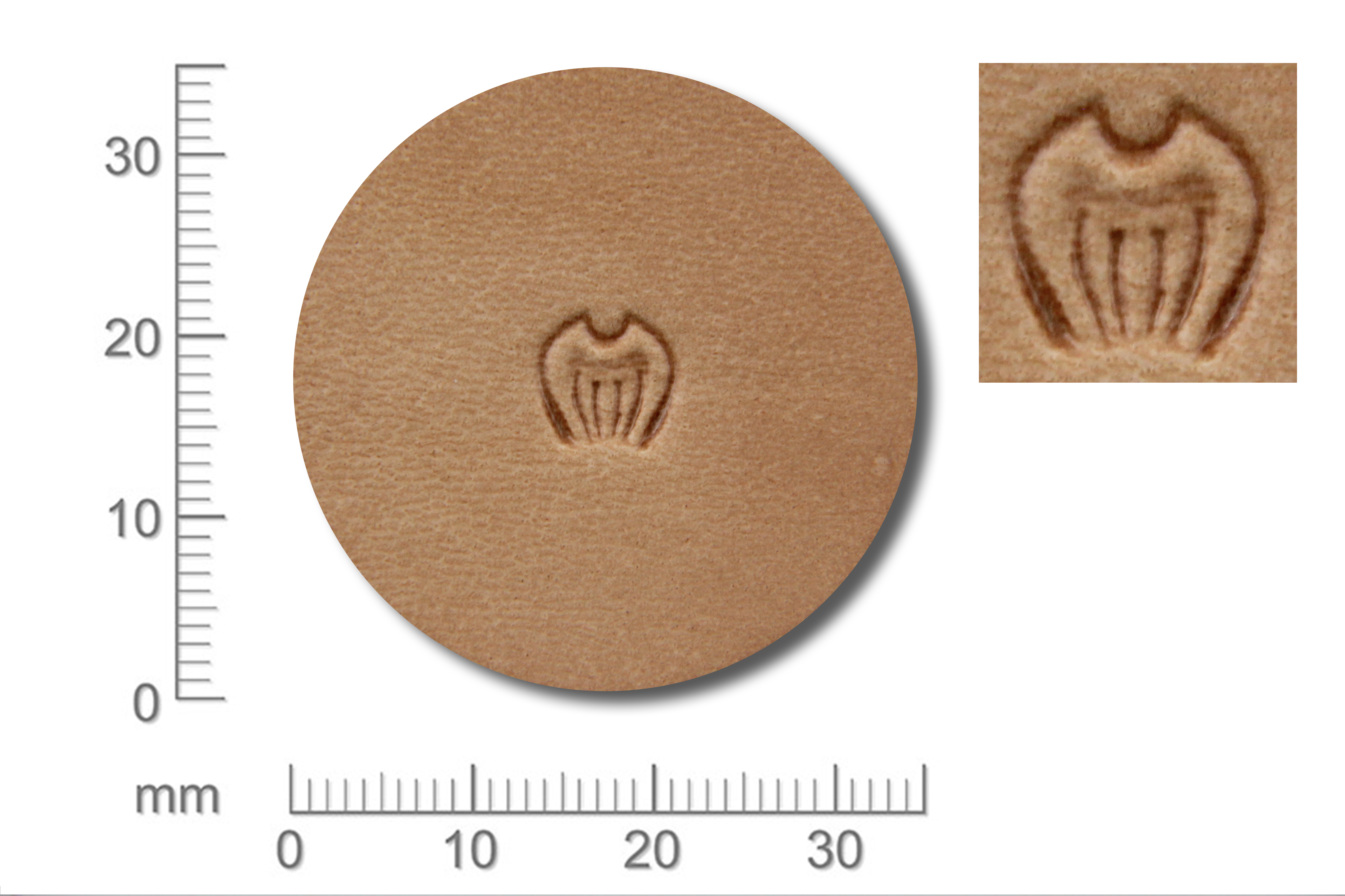 Punziereisen / Prägewerkzeug / Lederstempel Y648 ( TF-14 )