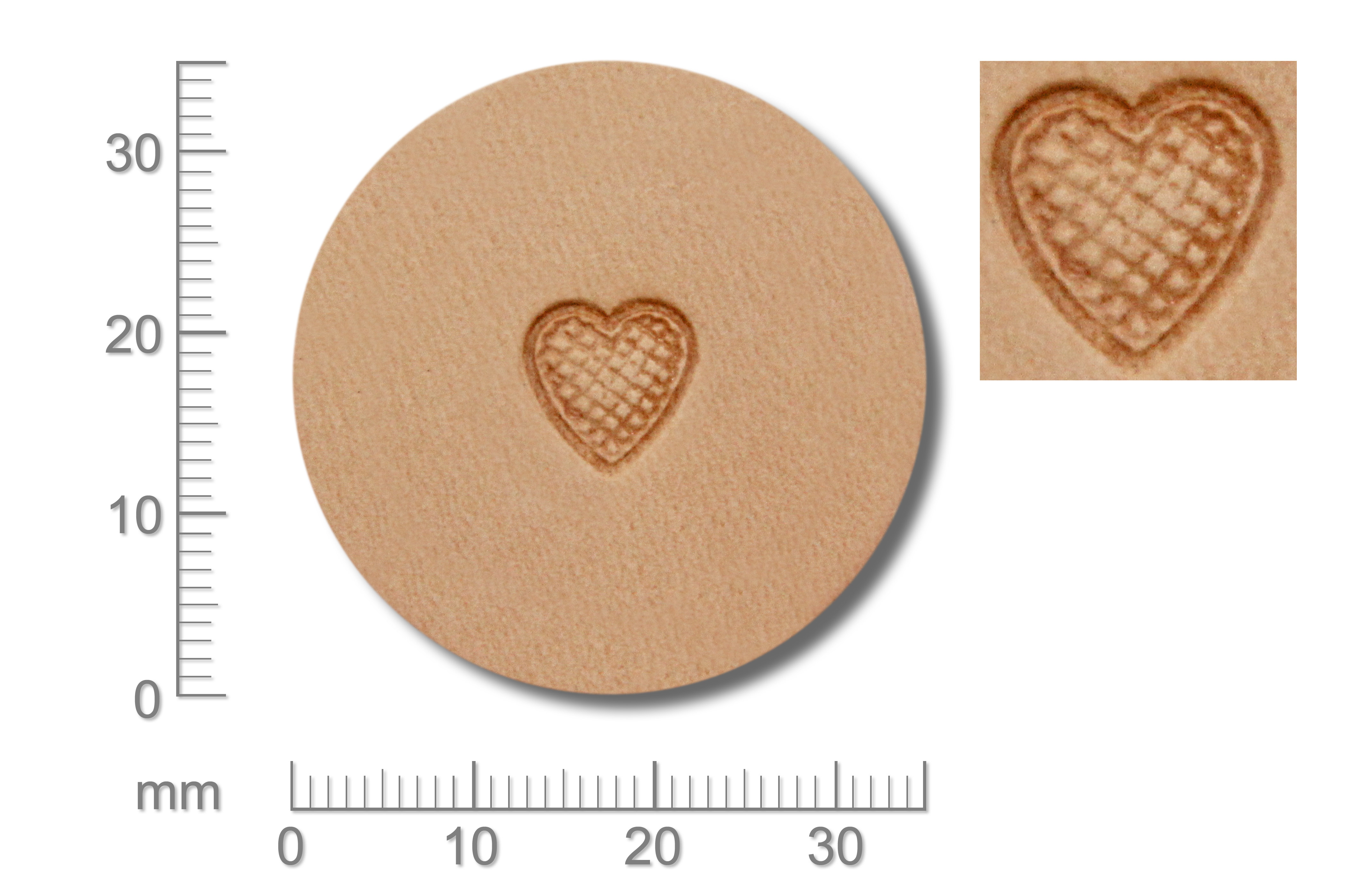 Punziereisen / Prägewerkzeug / Lederstempel Z725 ( B II-18 )