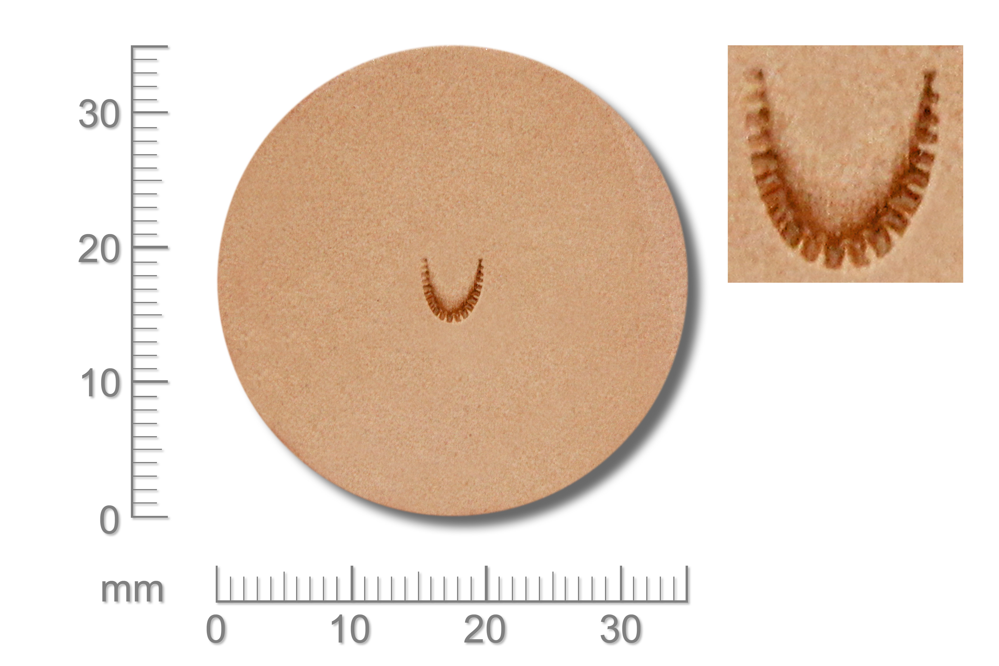 Punziereisen / Prägewerkzeug / Lederstempel U853 ( A-11 ) *