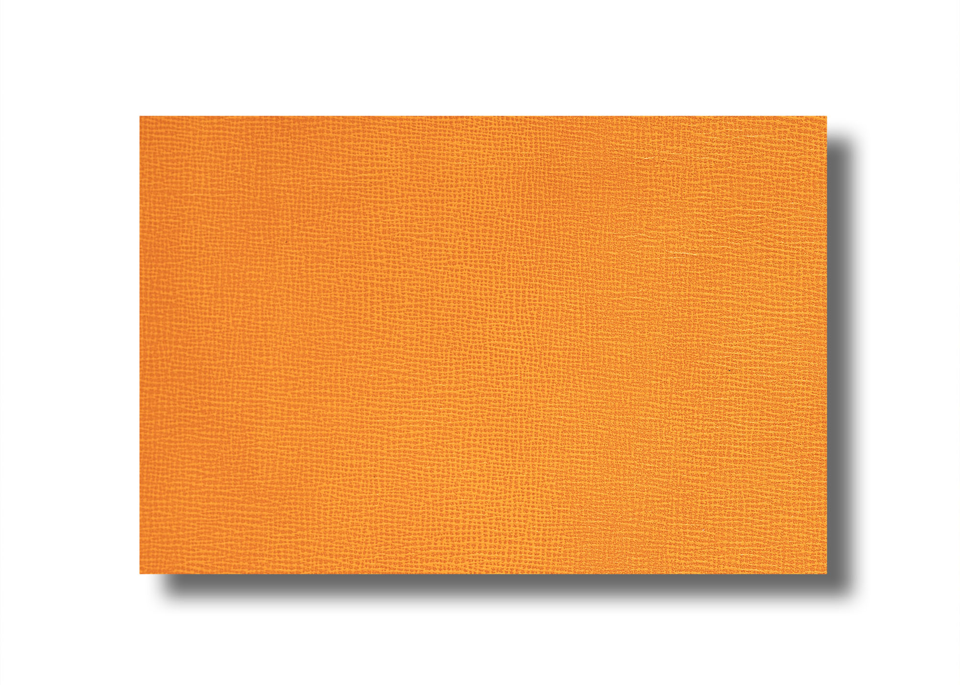 Leder - Rinderhälfte - geprägt/gefärbt orangebraun  (1,4 mm) 1,97 m²