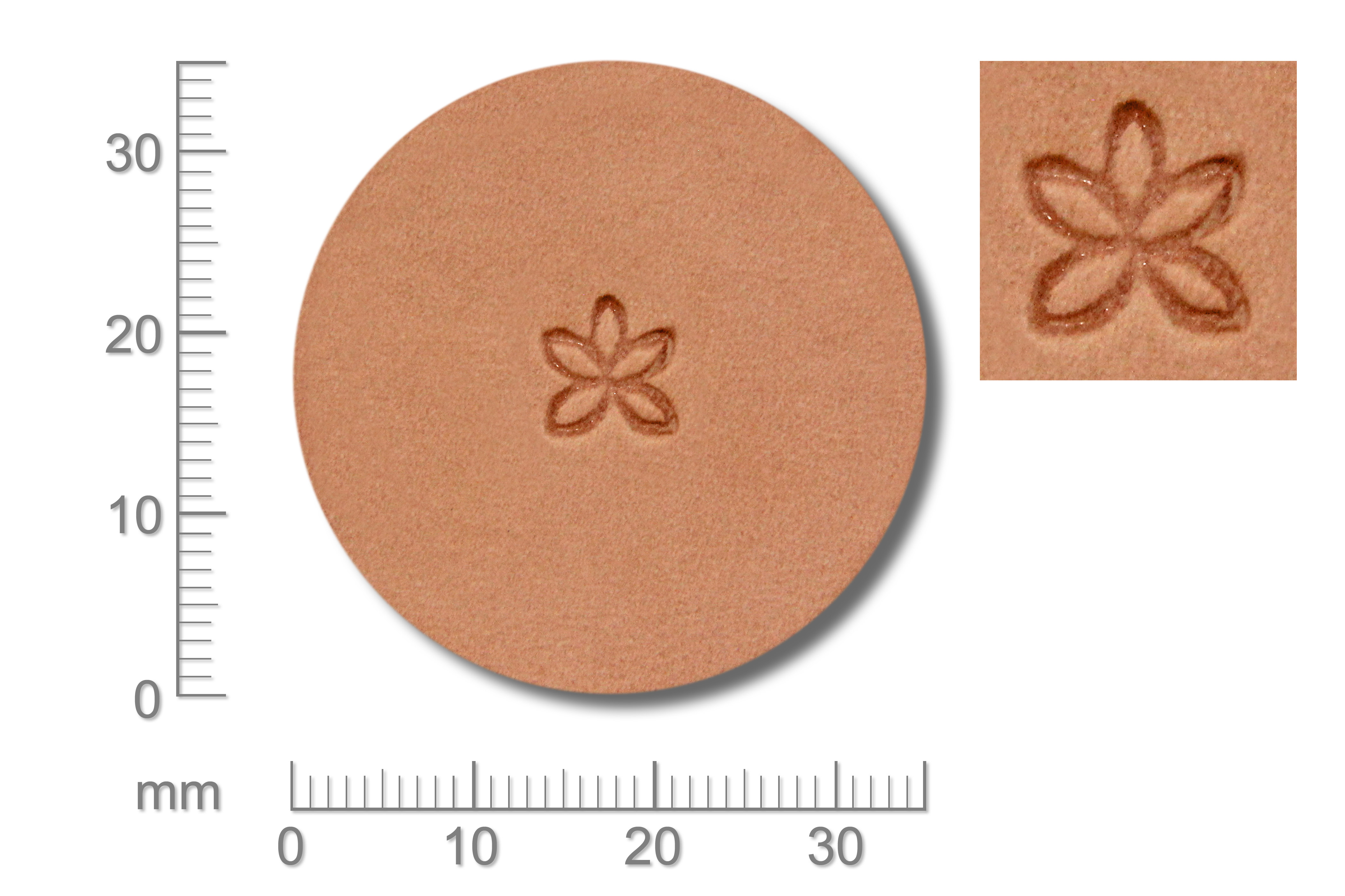 Punziereisen / Prägewerkzeug / Lederstempel F990 * ( D I-14 )