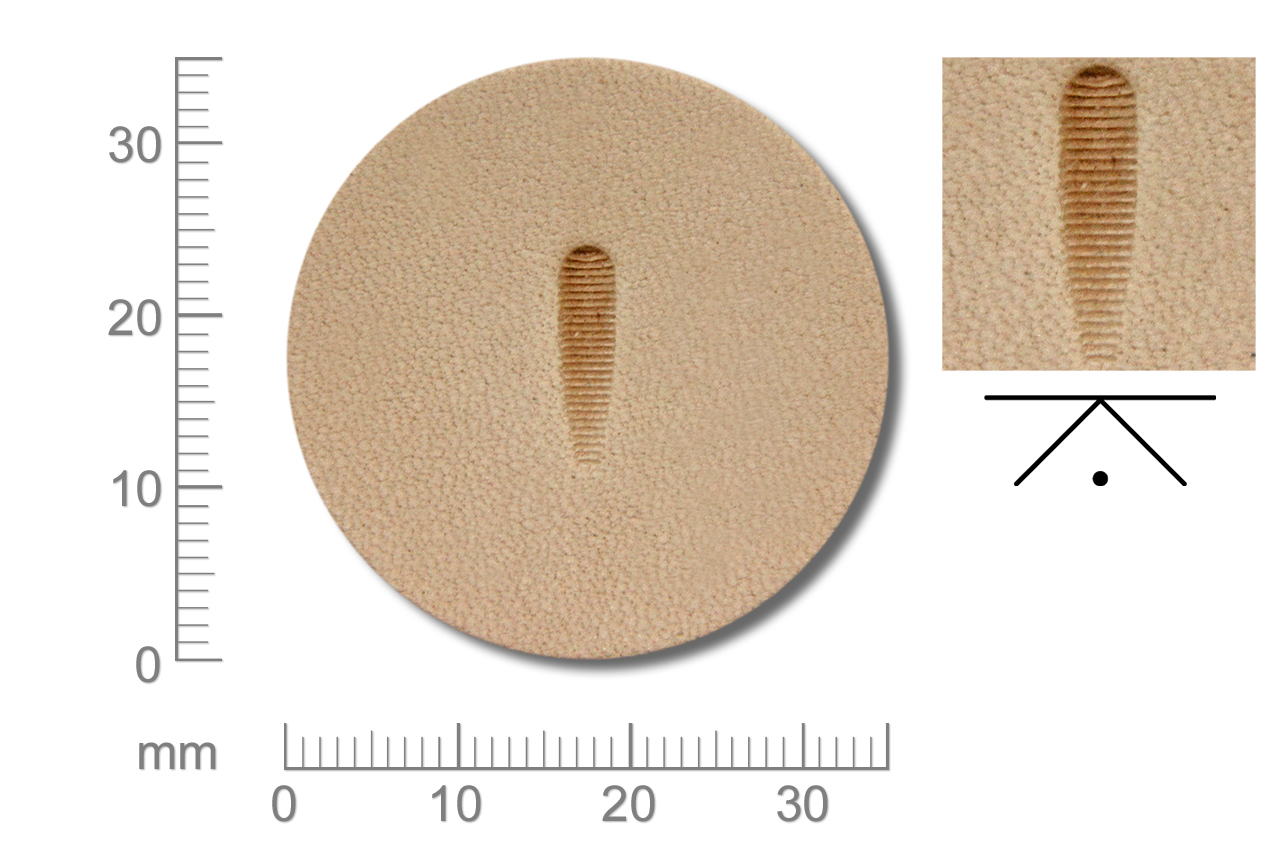 RW_P369T Rickert - Punziereisen / Prägewerkzeug P369 ( 2c-02 )