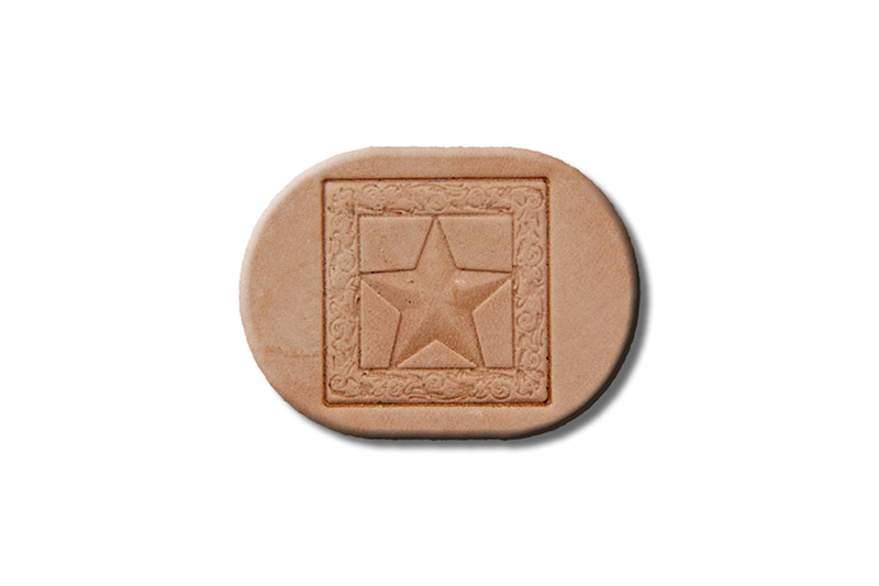 Punzieraufsatz / Lederstempel "Stern"