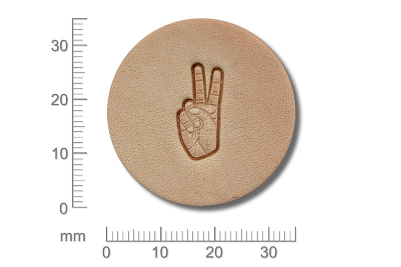 Punziereisen / Prägewerkzeug / Lederstempel E594 ( C-19 )