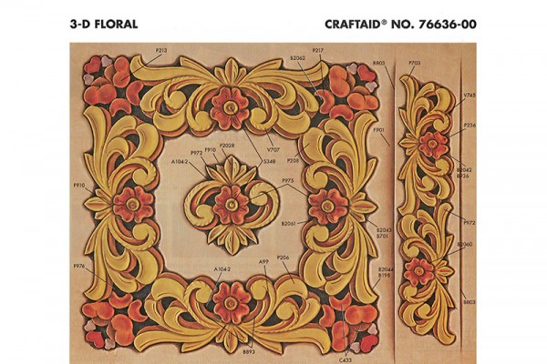 Craftaid / Schablone "3-D Floral"