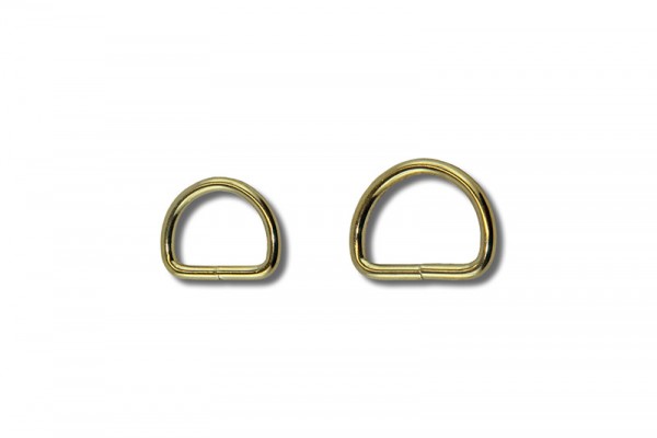 Brass-Plated Steel D-Ring