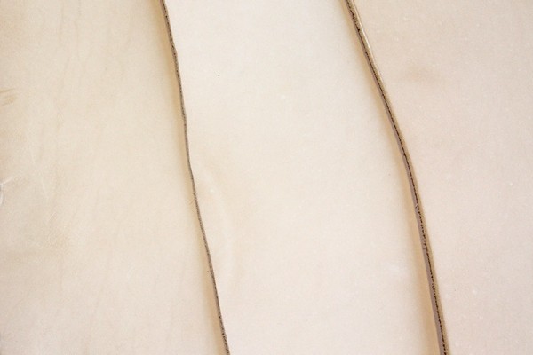 Leather - Cow Hide Side, natural (1,6 mm) 1,03 m²