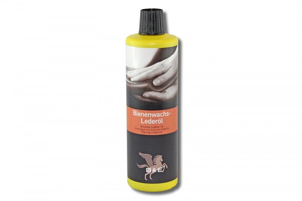 B & E Beeswax Leather Oil, 500 ml