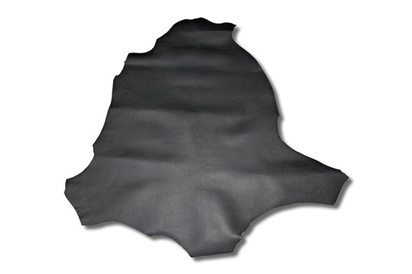 Ziegen - Futterleder (schwarz, glänzend / 0,8 - 1,0 mm) 0,33 m²