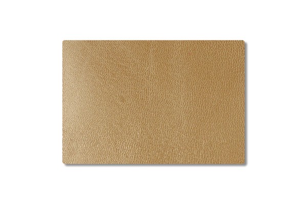 Chevreau Ziegenleder (goldbeige metallic 0,7 - 0,9 mm) 0,81 m²