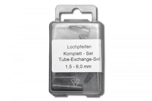 Selzer Lochpfeifen -Komplett - Set (1,5 - 6,0 mm)