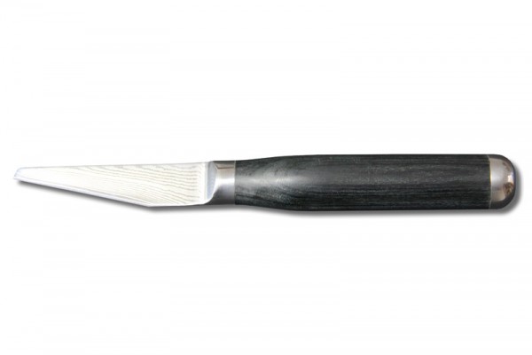 Damast Steel Leather Knife (straight)